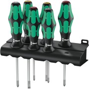 Wera Schraubendrehersatz 335/350/355/6 + Rack 6-tlg.