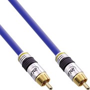 InLine Cinch Kabel VIDEO, PREMIUM, ,vergoldete Stecker, 1x Cinch St/St, 25m