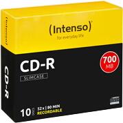 Intenso CD-R Slim Case 10 Discs (1001622)