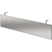 Sichtblende Hammerbacher B/N-Serie silber, Maße: 155 x 35cm (BxH)