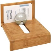 Wedo 611407 - Visitenkartenhalter aus Bambus