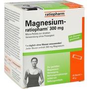 Ratiopharm MAGNESIUM 300 MG MICRO PELLETS M GRAN 4