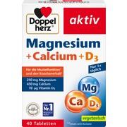Queisser Pharma DOPPELHERZ MAGNESIUM + CALCIUM D 3 TABL 40 ST