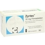 kohlpharma ZYRTEC FILMTABL 100 ST