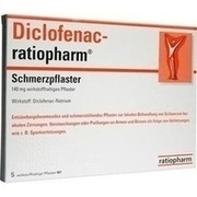 Ratiopharm DICLOFENAC SCHMERZPFLASTER 5 ST