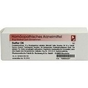 Dr. Reckeweg SULFUR D 6 GLOBULI 10 G