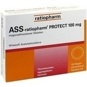 Ratiopharm ASS PROTECT MG 100 TBL MAGENSAFTRESISTE Ratiopharm ASS PROTECT MG 100 TBL MAGENSAFTRESISTE