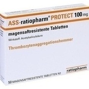 Ratiopharm ASS PROTECT 100 MG TBL MAGENSAFTRESISTE Ratiopharm ASS PROTECT 100 MG TBL MAGENSAFTRESISTE