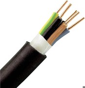 KOPP SB 1574.1004.2 Leitung NYY 5 x 1,5 mm²,10 m schwarz