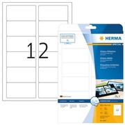 HERMA Etiketten weiß Glossy 88,9x46,6 Super VE=1