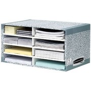 Fellowes Schreibtischmanager R Kive SYSTEM grau/weiß, 08750EU