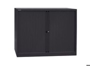 Euro Rolladenschrank, 2 Bden f. 2 OH, H1029 x B1200 mm, schw., ET412102S5433