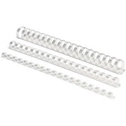Fellowes Plastikbinderücken (oval), 45mm, weiß, 50 Stück