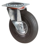 BS ROLLEN Luft-Lenkrolle 260mm Tragfähigkeit: 200 kg, 175 x 175 mm