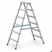 Zarges Stufenstehleiter, Aluminium, Anzahl Stufen/Plattformhöhe mm: 2 x 6 / 1400