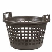 LOCKWEILER 496/28 Kartoffelkorb braun bis 28 kg schwere Qualität aus Kunststoff