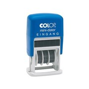 COLOP MiniDater S 160/L1/S160/L1 5 x 25 mm, 4 mm Kissen rot/blau Eingang
