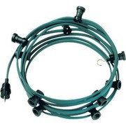 Bachmann 740.005 Lichterkette mit Stecker und Endstück mit 10 Fassungen