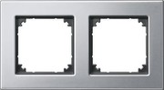 Merten M-PLAN-Metallrahmen 2fach 475260