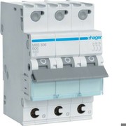 Hager MBS306 Leitungsschutzschalter 3P 6kA B-6A Quick Connect 3M