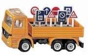 Siku LKW mit Verkehrszeichen