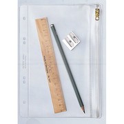 Kleinkrambeutel Leitz 4045 A5 genarbt,0,20mm, aus PVC, mit Gleitverschluss