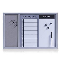 Zeller 11553 Kombitafel 3-in-1 / 60 x 40, alugrau