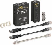 Wentronic Netzwerktester für RJ11, RJ12, RJ45, BNC und Koax, 93010