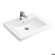 Villeroy & Boch Subway - Waschtisch 71136G 600 x 470mm mittl Hahnloch, 71136G01