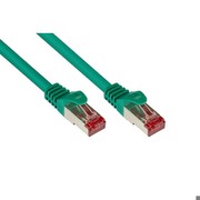 Patchkabel Cat. 6 S/FTP / PiMF grün RJ45 Stecker auf RJ45 Stecker 50m