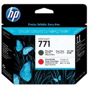 HP 771 Druckkopf matt schwarz + rot Designjet Z6200, CE017A