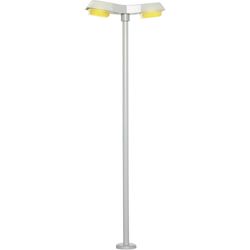 Viessmann H0 Straßenleuchte modern doppelt 2 LEDs gelb (6098)
