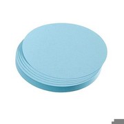 Franken Moderatorenkarten, Kreis, Ø 14 cm, blau, 500 Stück, UMZ 14 18