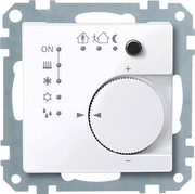 Merten Raumtemperaturregler 4-fach aktivweiß glz. 616725