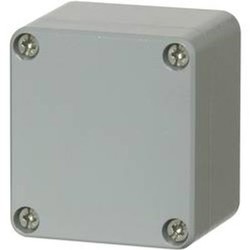 Aluminium-Gehäuse 125x124x81 Erdungs, S59507, Fibox, ALN 121208