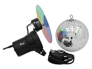 eurolite Multi-Effekt-Set Spiegelkugel-/Farbwechsler-Set