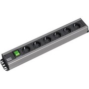 Bachmann - Verlängerungsschnur - Wechselstrom 230 V - 6 Ausgangsstecker (300.003)