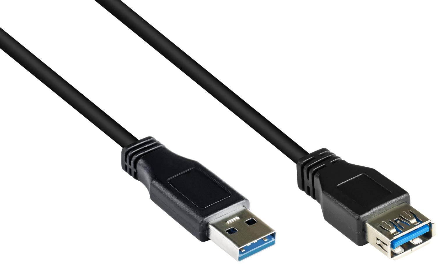 Alcasa Verlängerungskabel USB 3.0 Stecker A an Buchse A (2711-S05)