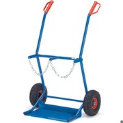 FECHTEL Flaschenkarre Vollgummi für 2 Flaschen à 40-50 L