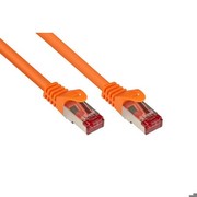 Patchkabel Cat. 6 S/FTP / PiMF orange RJ45 Stecker auf RJ45 Stecker 20m