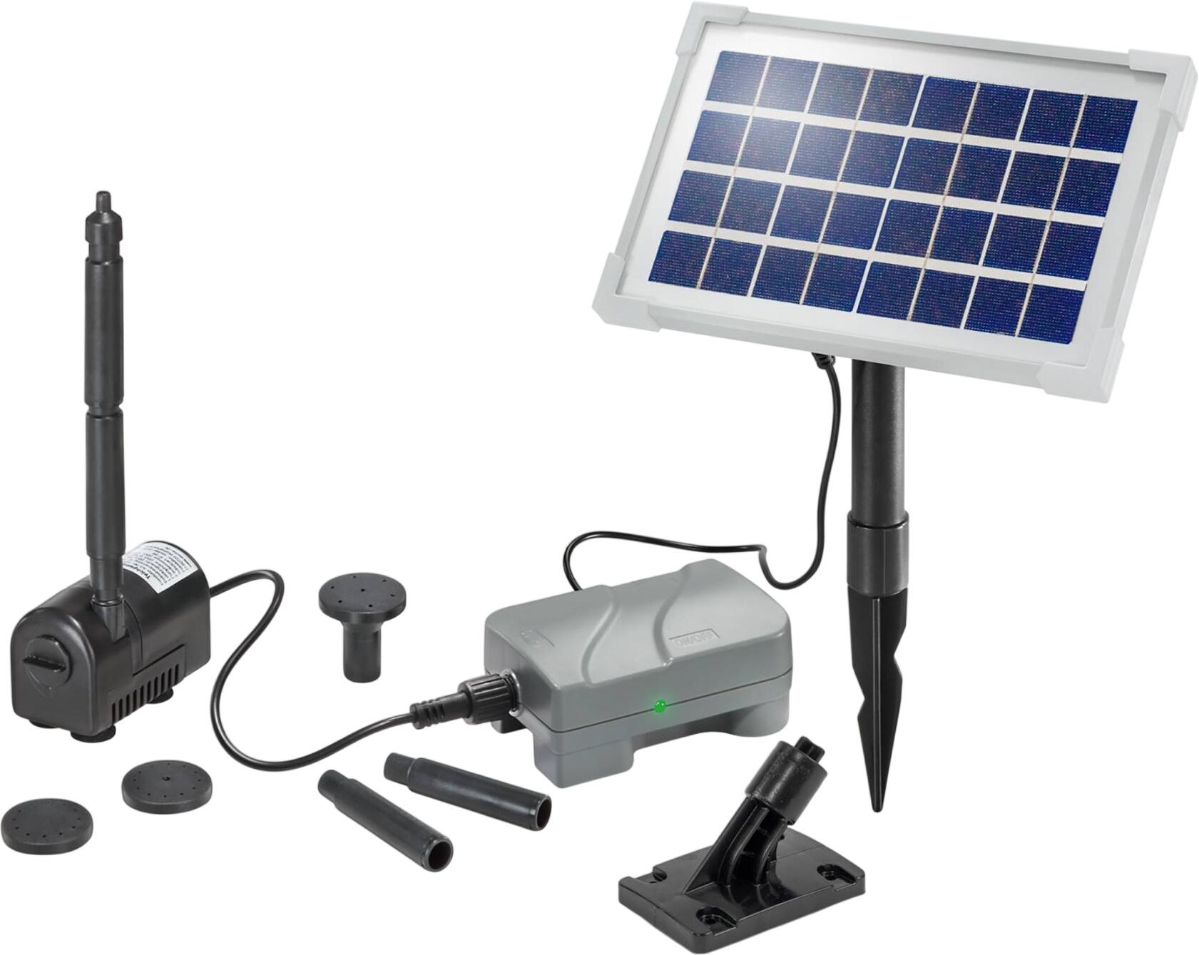 Esotec Solar Teichpumpenset 3,5/175 mit 1,2 Ah NiMh Akkuspeicher (101709)