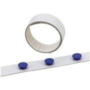 Durable Magnetband, selbstklebend, Länge 5 m, Breite 35 mm, weiß, 4715-02