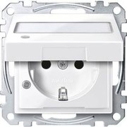Merten Steckdose Klappd Kontrol Schriftf polarw MEG2313-0319