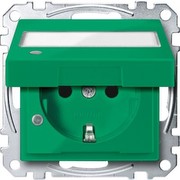 Merten SCHUKO-Steckdose SV gn MEG2313-0304