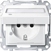 Merten Steckdose Klappd Kontrol Schriftf polarw MEG2313-0419