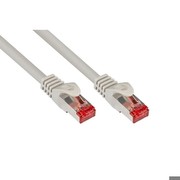 Patchkabel Cat. 6 S/FTP / PiMF grau RJ45 Stecker auf RJ45 Stecker 20m