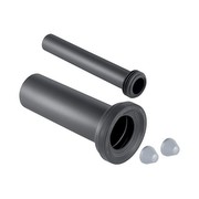 Geberit PE Anschlussgarnitur für Wand-WC Ø 11 L: 18,5 cm Ø 11 L: 30 cm, 152439461