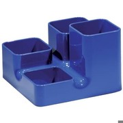 arlac Stifteköcher uni-butler/234.24 137x135x92 mm royalblau Kunststoff