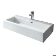Laufen Living City Waschtisch-Schale B: 100 T: 46 cm weiss mit 1 Hahnloch, 8184380001041