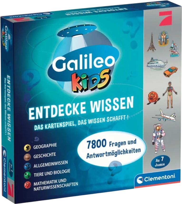Clementoni Galileo Kids Das grosse Wissens-Quiz (69159)